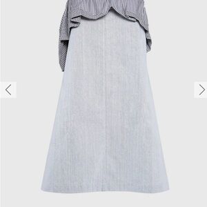 Thakoon Ruffle Strapless Mini Dress